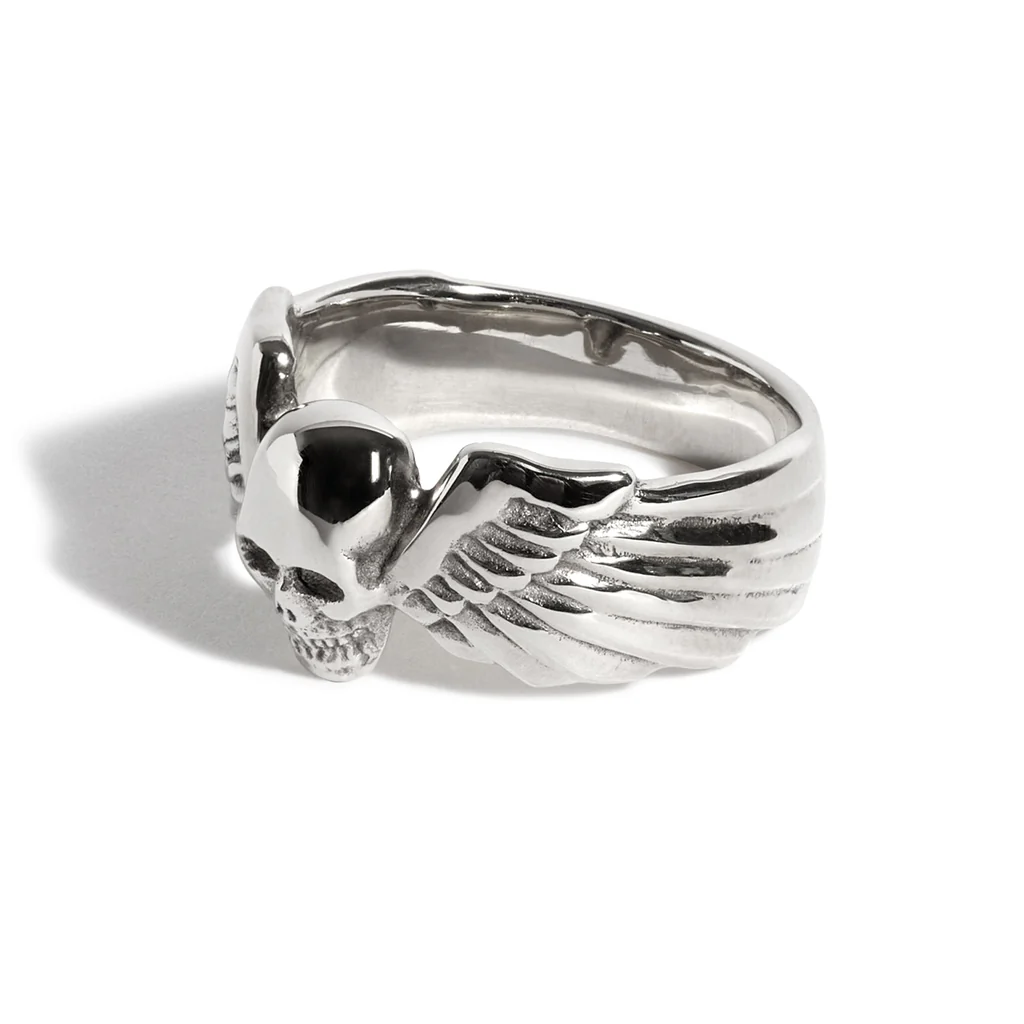 Small Winged Skull Ring - Image 2